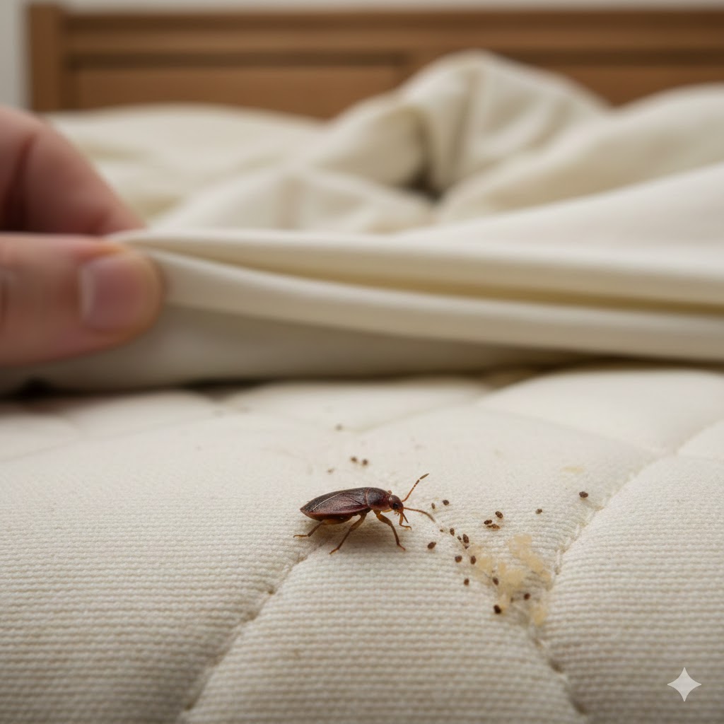 علامات وجود بق الفراش
