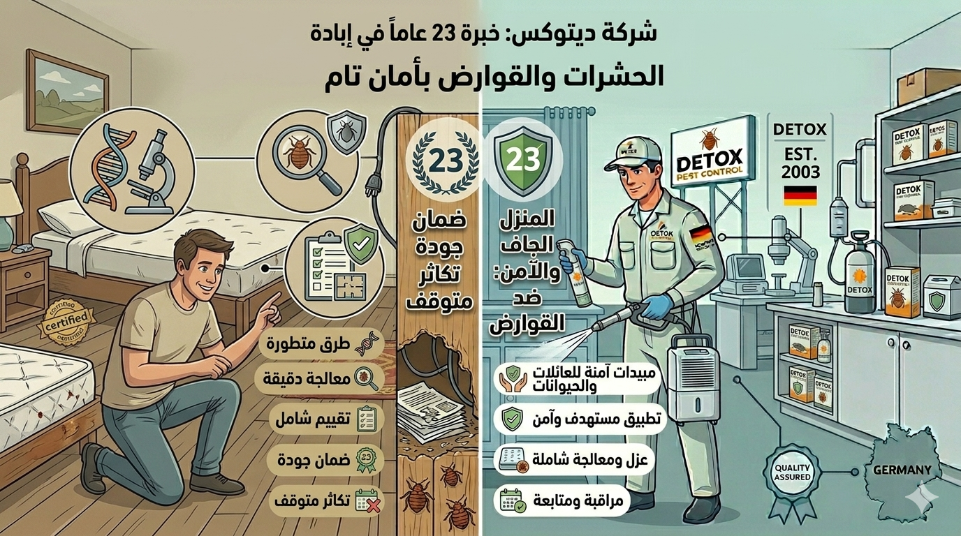 شركة ديتوكس لإبادة الحشرات