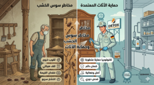 أضرار سوس الخشب وحماية الأثاث