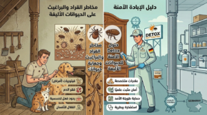 مخاطر القراد والبراغيث على الحيوانات