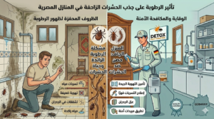تأثير الرطوبة على جذب الحشرات